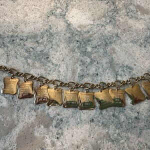 Vintage 10 Commandments Bracelet- Charm Style